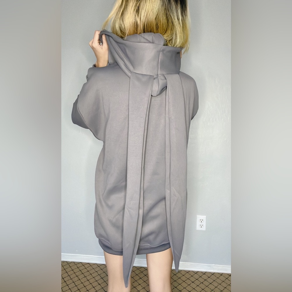 BRAND NEW Dark gray sweater with rabbit ears